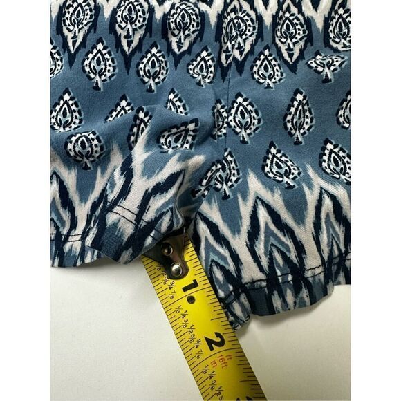 Aéropostale Bleu White Geometric Print Playsuit Size S Petite - Picture 9 of 15